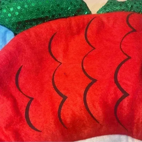 Lot Of 2- RIGRAP MFS-B FUN! Merry Fishmas Stocking, Blue & Red, 22"+ x 12" - Picture 9 of 9